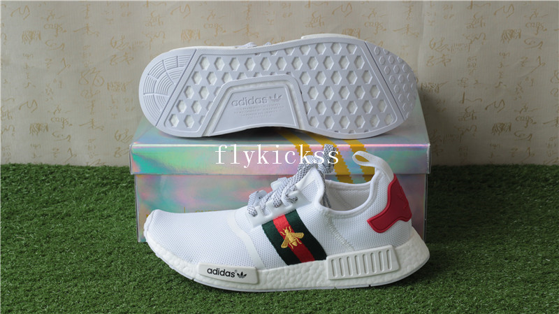 Real Boost Adidas NMD R1 X GC Bee White